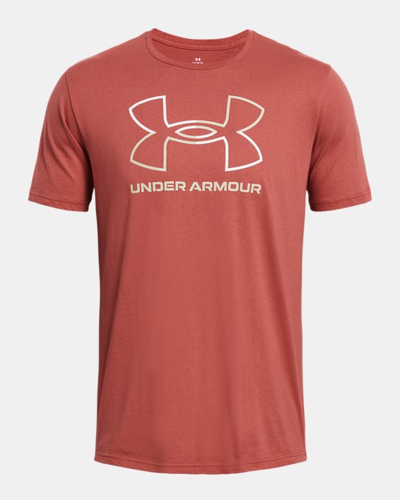 Camiseta de manga corta UA Foundation para hombre, Red, pdpMainDesktop image number 2
